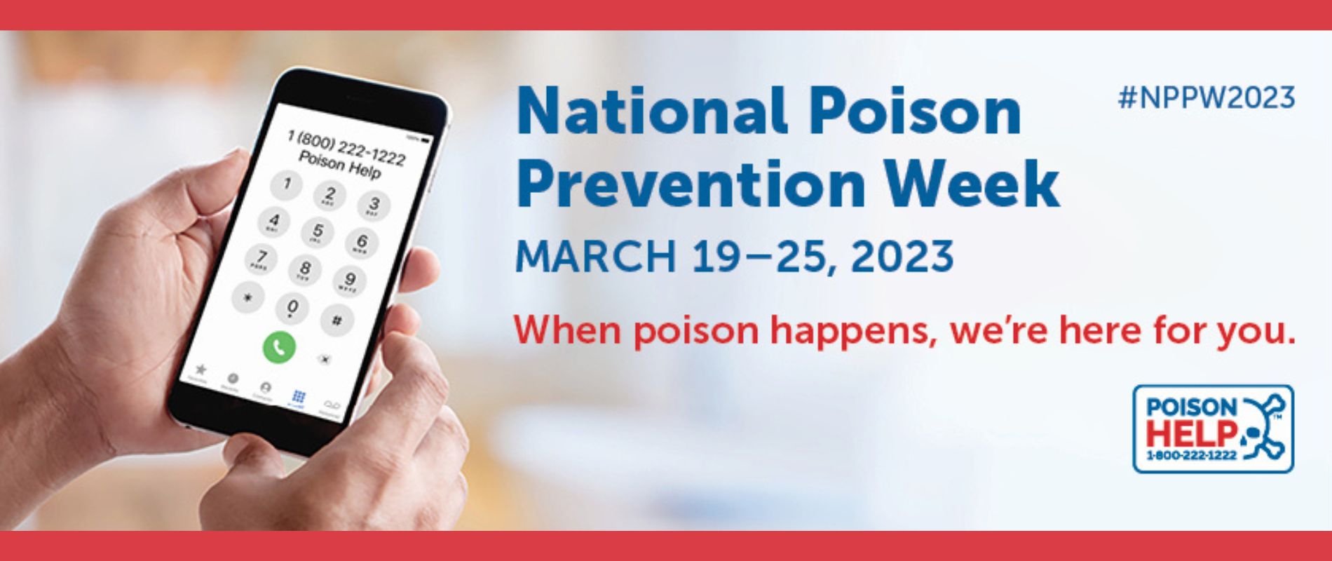 This week is National Poison Prevention Week, a week dedicated to raising awareness to poison control centers and the Poison Help Hotline 