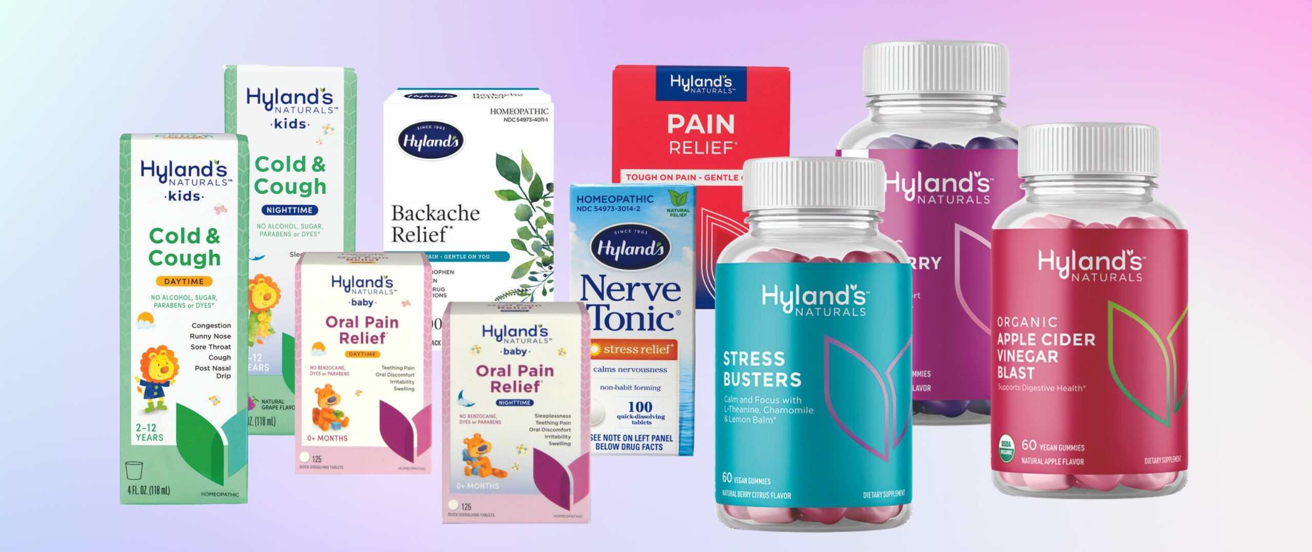 Hyland’s Naturals scours the earth to bring you plant-based natural or organic active ingredients that are safe, effective and cruelty-free. Keep your entire family healthy with a wide variety of products!