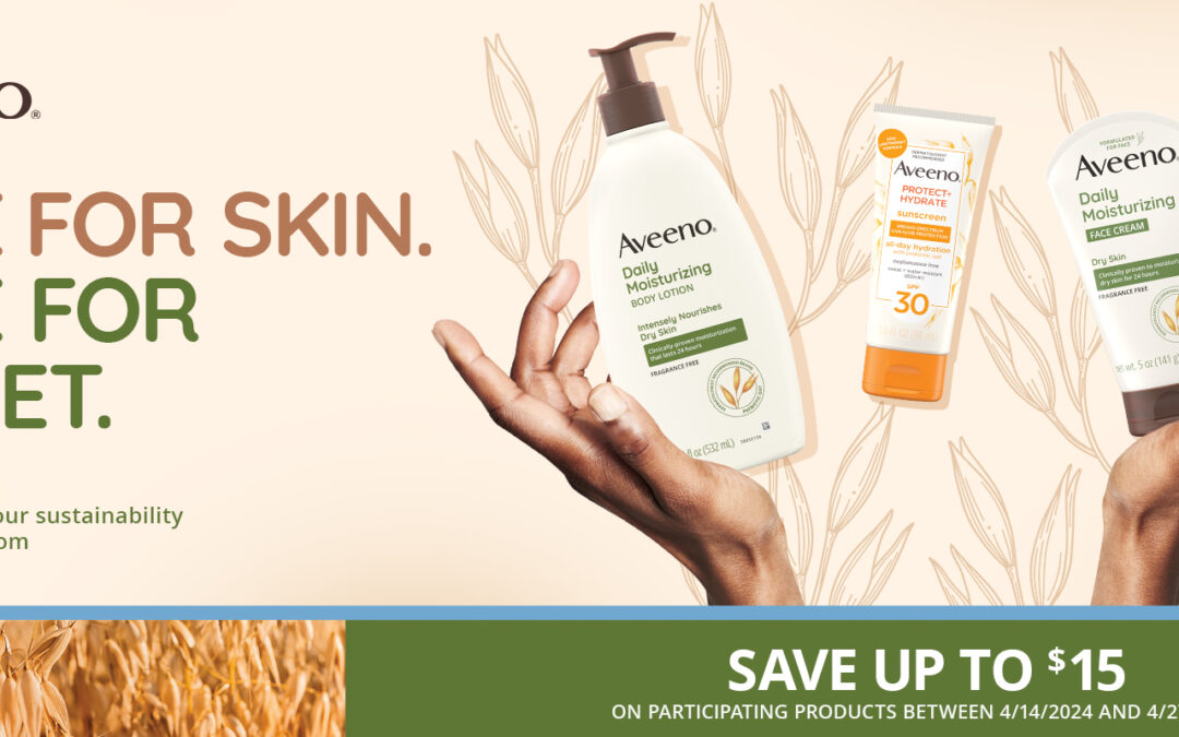 Select Aveeno Products On Sale Now!